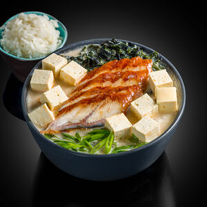 Сливочный суп с угрём