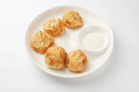 Манты жареные