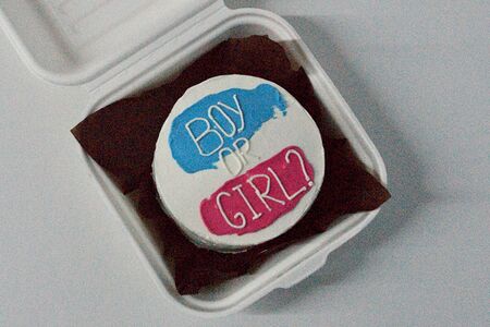 Бенто-торт на гендерпати Boy or Girl