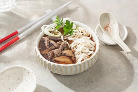 Суп с говядиной