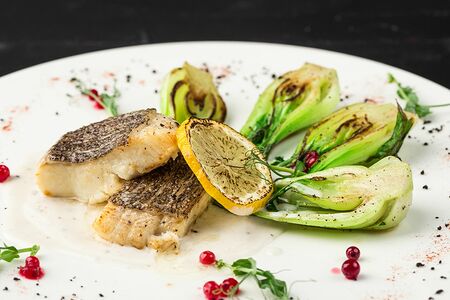 Палтус с Пак-Чой