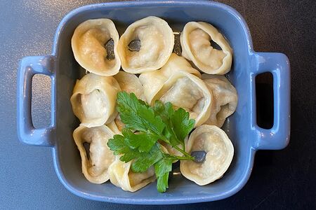 Пельмени с соевым фаршем