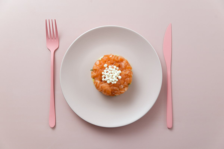 Тартар из лосося