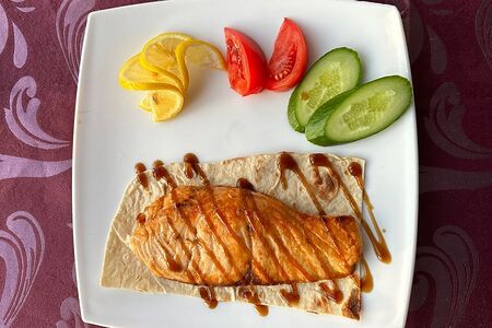 Шашлык из семги