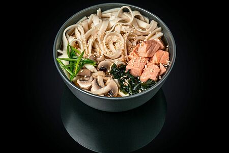 Мисо-суп с лососем