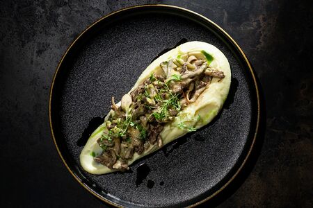 Бефстроганов с картофельным пюре