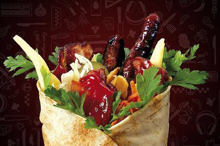 Спайси шаурма (большая, XXL)