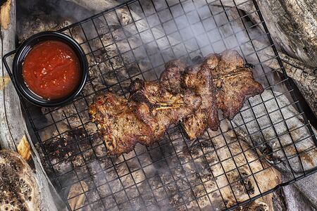 Шашлык из спинки барашка