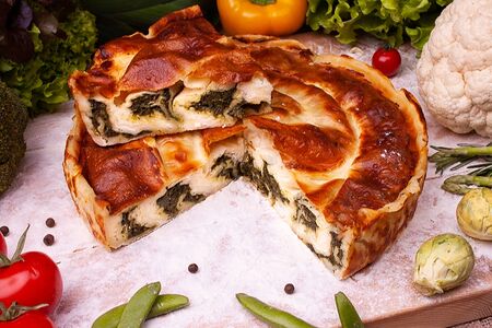 Банница со шпинатом