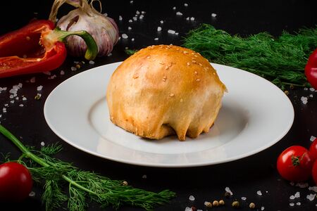 Самса с бараниной