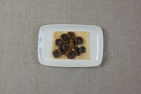 Шампиньоны на мангале