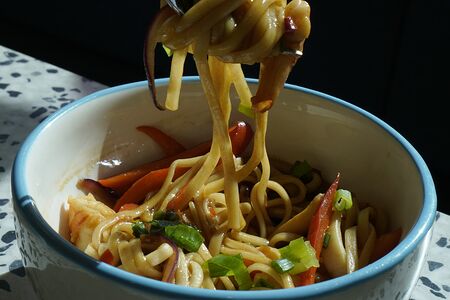 Удон с морепродуктами