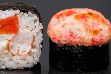 Запеченный с креветкой