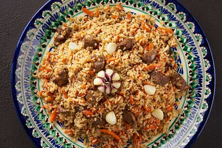 Плов по-фергански с салатом Свежесть