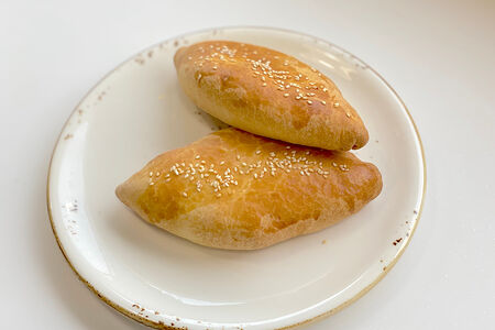 Печёные пирожки с картошкой