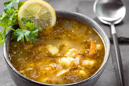 Уха из семги