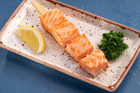 Шашлык из семги