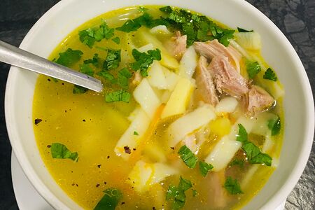 Суп-лапша из индейки