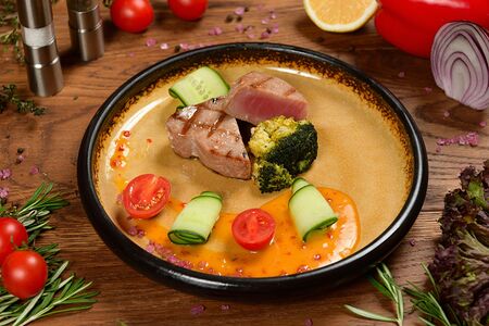 Тунец на гриле