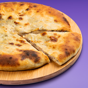 Осетинский пирог с курицей и грибами