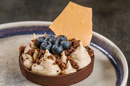 Бананово-шоколадный тарт