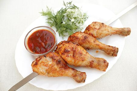 Шашлык из куриной голени
