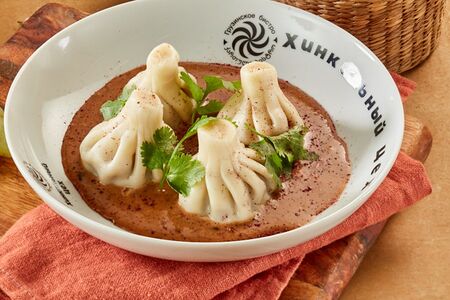 Мини-хинкали Классические в перечном соусе