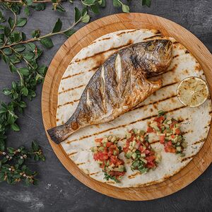 Дорадо на гриле