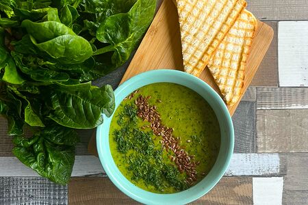 Крем-суп из шпината