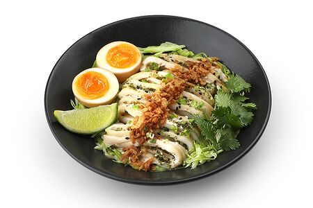 Донбури с кальмаром