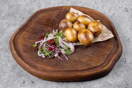 Шашлык из картофеля