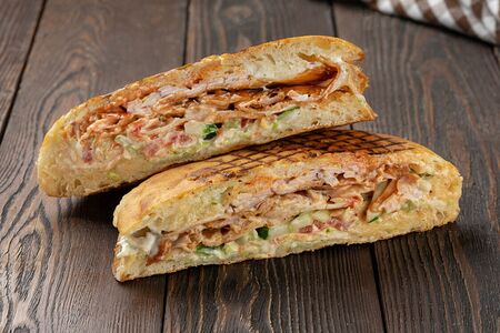 Шаурма в лепешке