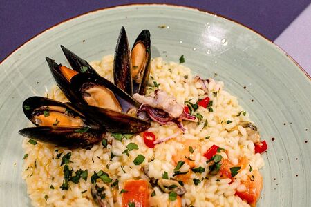 Ризотто с морепродуктами