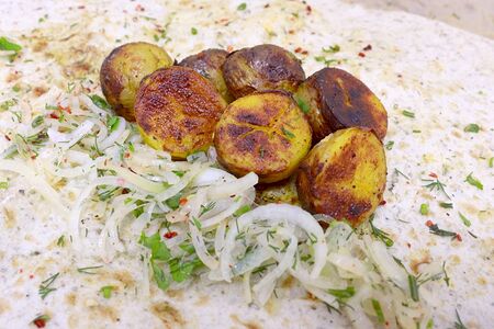 Картофель на углях