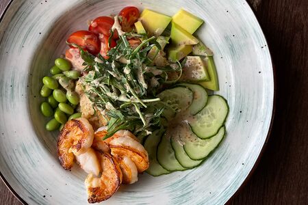 Поке с креветками