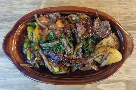 Жаркое с говядиной