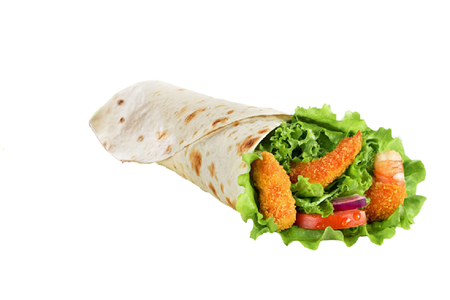 Ролл с креветками