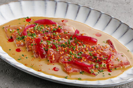 Сашими из тунца с васаби