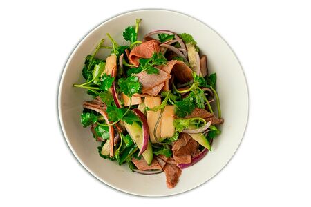 Салат с говядиной