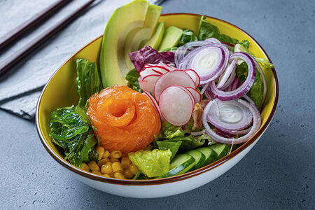 Поке боул сяке