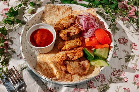 Шашлык из куриной грудки