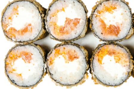 Темпура с лососем