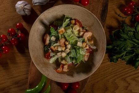 Цезарь с креветками