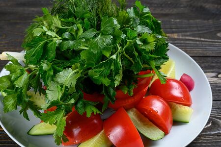 Овощная тарелка