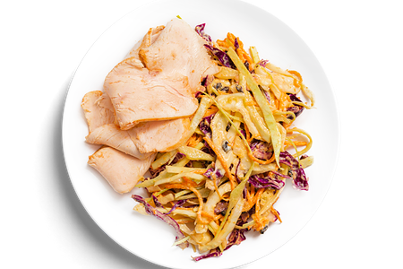 Коул слоу с индейкой