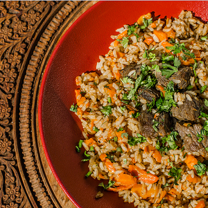 Плов с говядиной