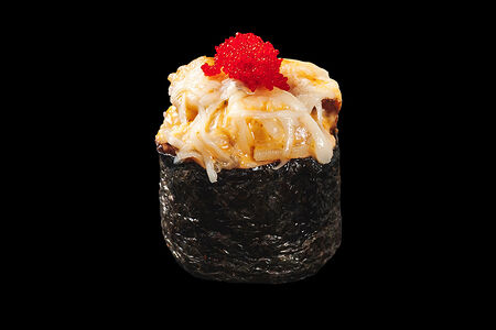 Гункан, запеченный с угрем