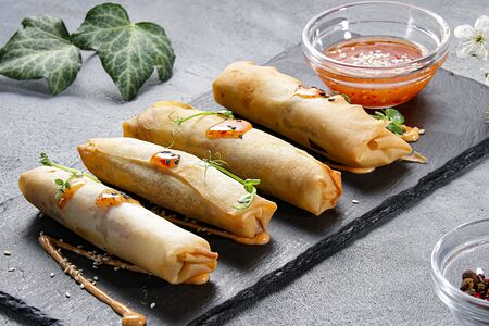 Спринг-ролл с овощами