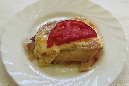 Куриное филе, запеченное с сыром