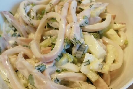 Салат Танец кальмара